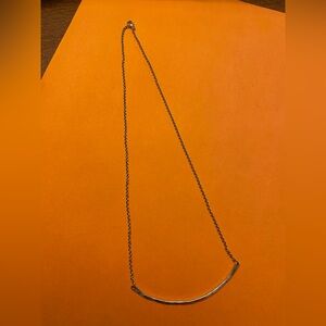 James Avery Retired Hammered Crescent Changeable Charm Holder 20”